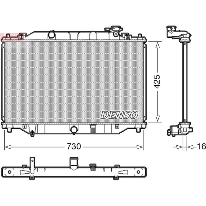 Denso Motorkühler DRM44039 Denso Motorkühler DRM44039