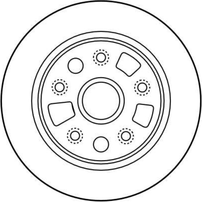 TRW Bremsscheibe DF3117 TRW Bremsscheibe DF3117
