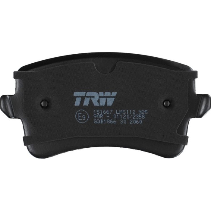 TRW Bremsbeläge Hinterachse GDB1866 TRW Bremsbeläge Hinterachse GDB1866