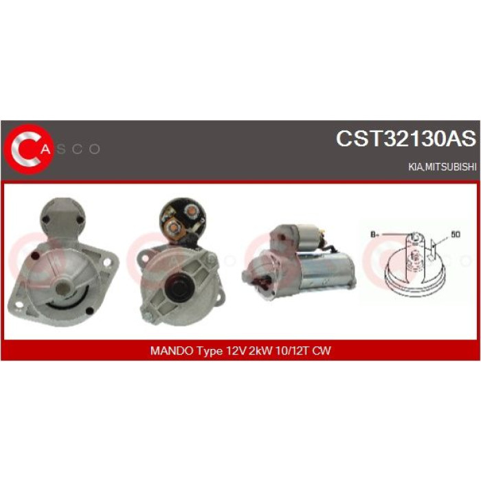 CASCO Anlasser CST32130AS CASCO Anlasser CST32130AS
