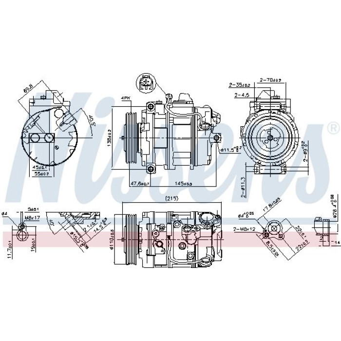 Nissens Klimakompressor PKW 89359 Nissens Klimakompressor PKW 89359