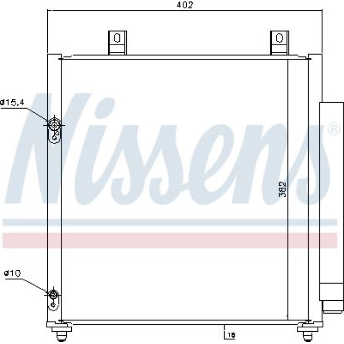 Nissens Klimakondensator PKW 940447