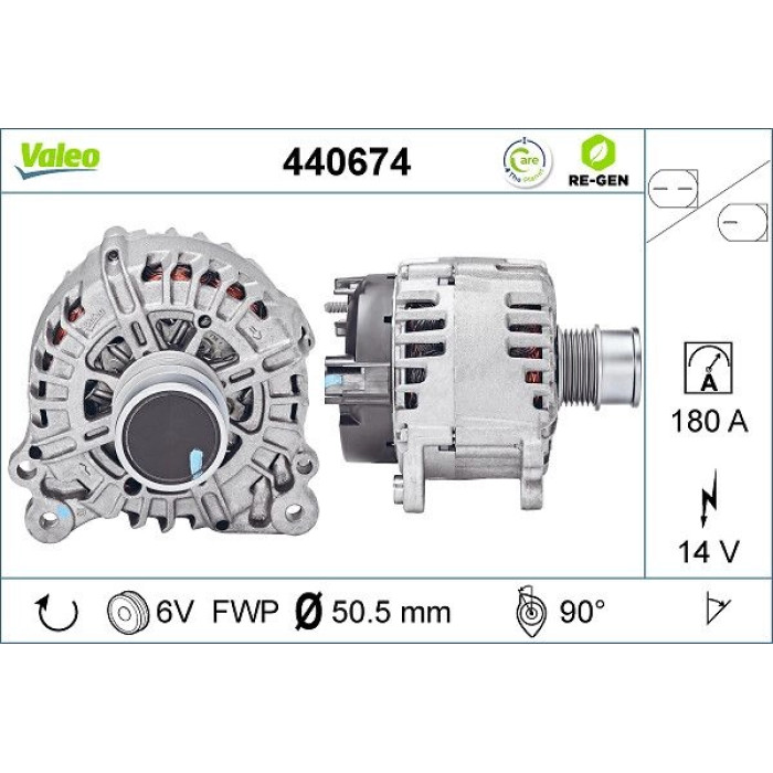 Valeo Lichtmaschine 440674 Valeo Lichtmaschine 440674