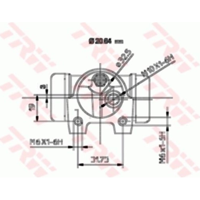 TRW Radbremszylinder BWF118 TRW Radbremszylinder BWF118