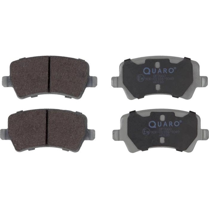 Bremsbelagsatz Volvo T. V70/S80/Xc70/Xc60 QP7660 Bremsbelagsatz Volvo T. V70/S80/Xc70/Xc60 QP7660