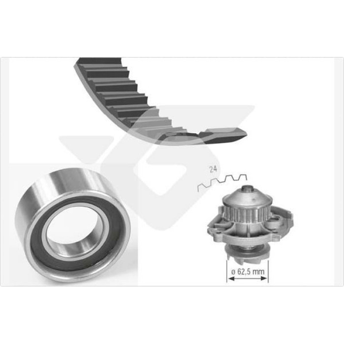 HUTCHINSON Zahnriemensatz mit Wasserpumpe KH 146WP40 HUTCHINSON Zahnriemensatz mit Wasserpumpe KH 146WP40