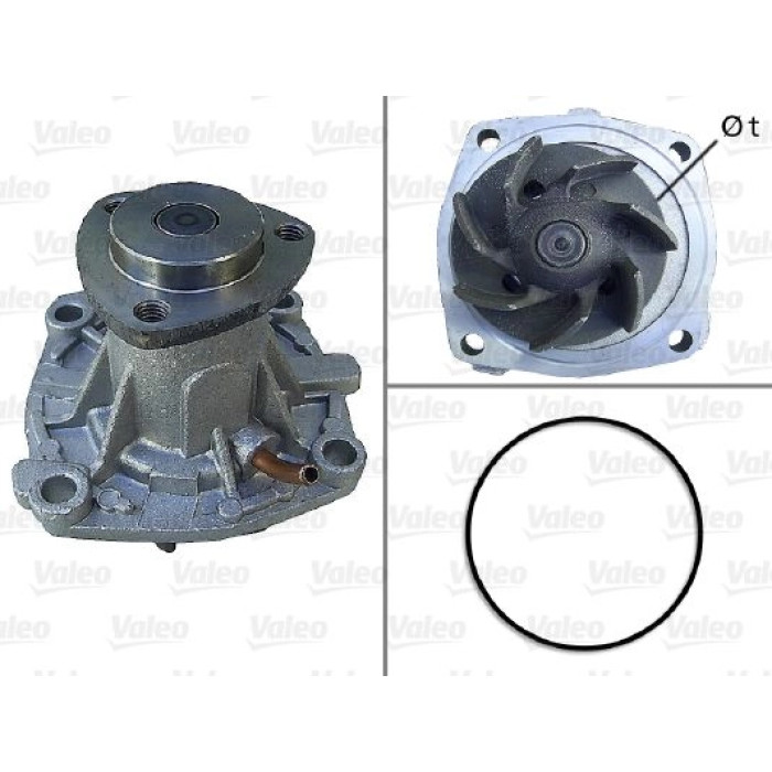 506589 Valeo Wasserpumpe / Kühlmittelpumpe 506589 506589 Valeo Wasserpumpe / Kühlmittelpumpe 506589