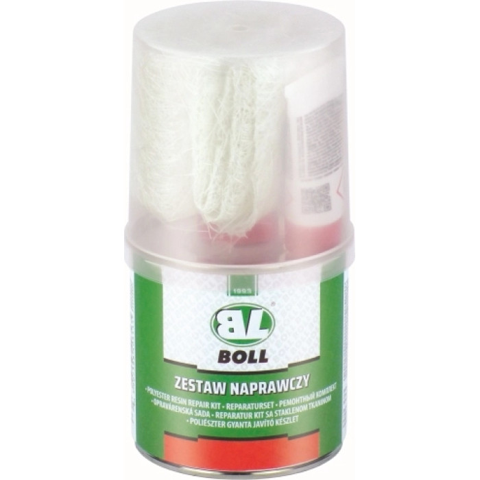 002190 BOLL 002190 Polyesterharz 242 g Härter 8 g Glasfasermatte 0,25 m² Set
