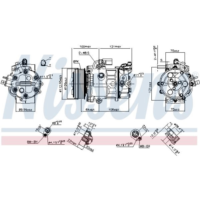 Nissens Klimakompressor PKW 890659