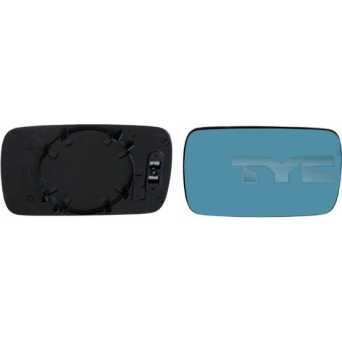 TYC Spiegelglas für Außenspiegel links/rechts konvex, blau getönt 303-0083-1 - l TYC Spiegelglas für Außenspiegel links/rechts konvex, blau getönt 303-0083-1 - l