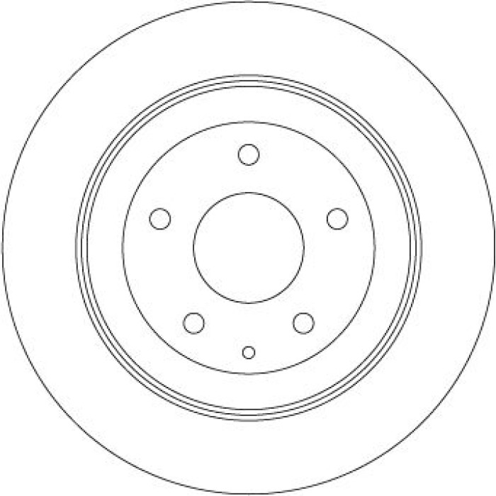 TRW Bremsscheibe MAZDA T. CX-5 2 0-2 2 D 11 DF8053