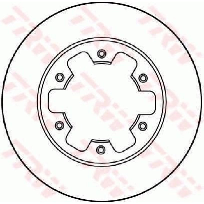 TRW Bremsscheibe DF2738 TRW Bremsscheibe DF2738