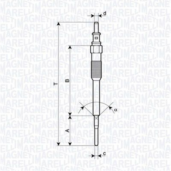 Magneti Marelli Glühkerze 062900136304