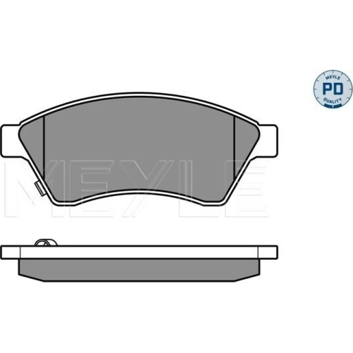 025 250 3118/PD MEYLE Bremsbelagsatz Opel Astra J 09- Für Zifferblatt 276 025 250 3118/PD MEYLE Bremsbelagsatz Opel Astra J 09- Für Zifferblatt 276