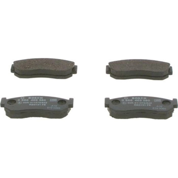 Bosch Bremsbelagsatz 0 986 469 580 Bosch Bremsbelagsatz 0 986 469 580