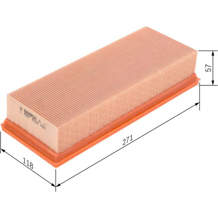 Bosch Luftfilter 1457433781 Bosch Luftfilter 1457433781