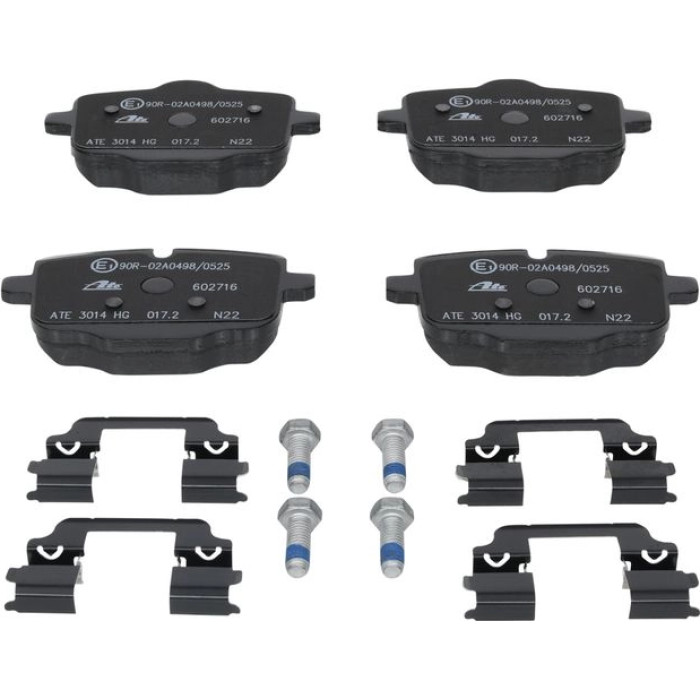 ATE Bremsbelagsatz BMW Hinterachse F10 525-550B/D 10 13.0460-2716.2 ATE Bremsbelagsatz BMW Hinterachse F10 525-550B/D 10 13.0460-2716.2