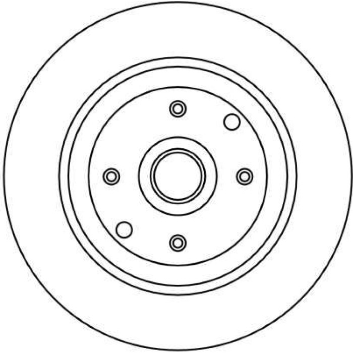 TRW Bremsscheibe DF1621 TRW Bremsscheibe DF1621