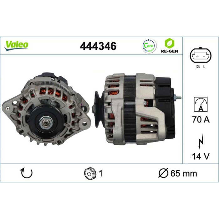 Valeo Lichtmaschine 444346 Valeo Lichtmaschine 444346