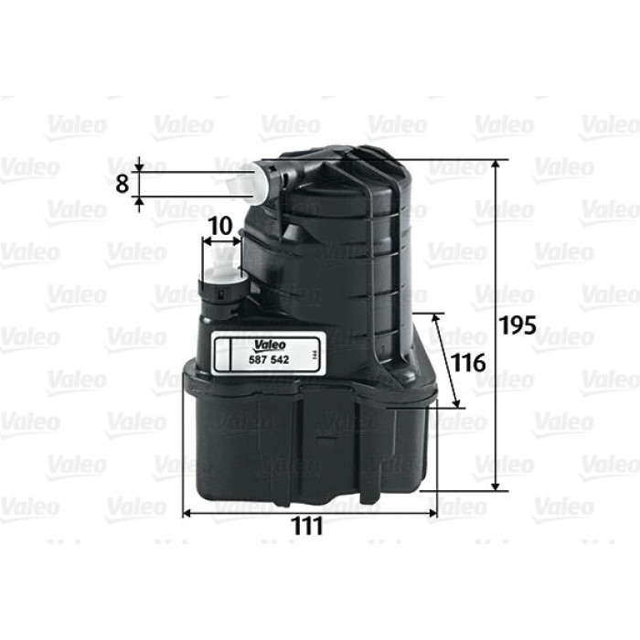 Valeo Kraftstofffilter 587542 Valeo Kraftstofffilter 587542