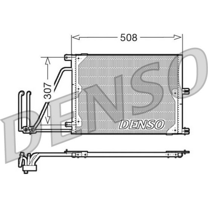 Denso Klimakondensator DCN20030 Denso Klimakondensator DCN20030