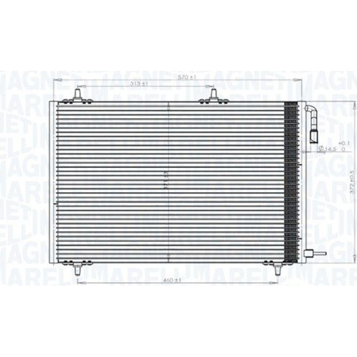 Magneti Marelli Klimakondensator BC816 Magneti Marelli Klimakondensator BC816