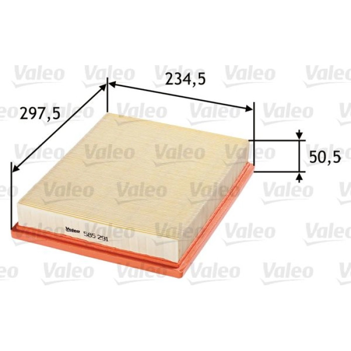 Valeo Luftfilter 585291 Valeo Luftfilter 585291