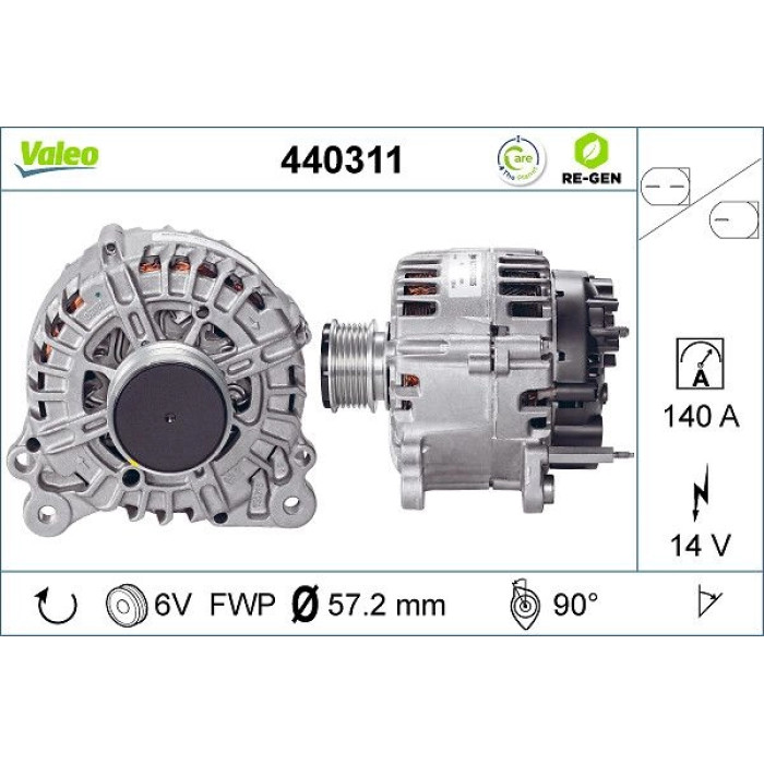 Valeo Lichtmaschine 440311 Valeo Lichtmaschine 440311