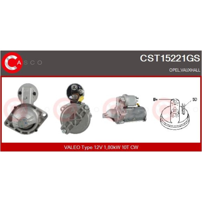 CASCO Anlasser CST15221GS CASCO Anlasser CST15221GS