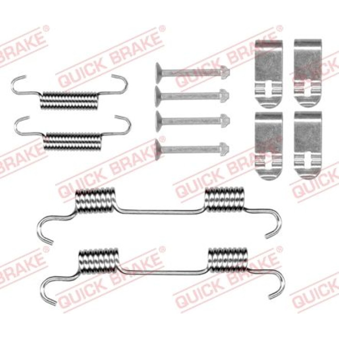 Quick Brake Zubehörsatz für Feststellbremsbacken 105-0078 Quick Brake Zubehörsatz für Feststellbremsbacken 105-0078
