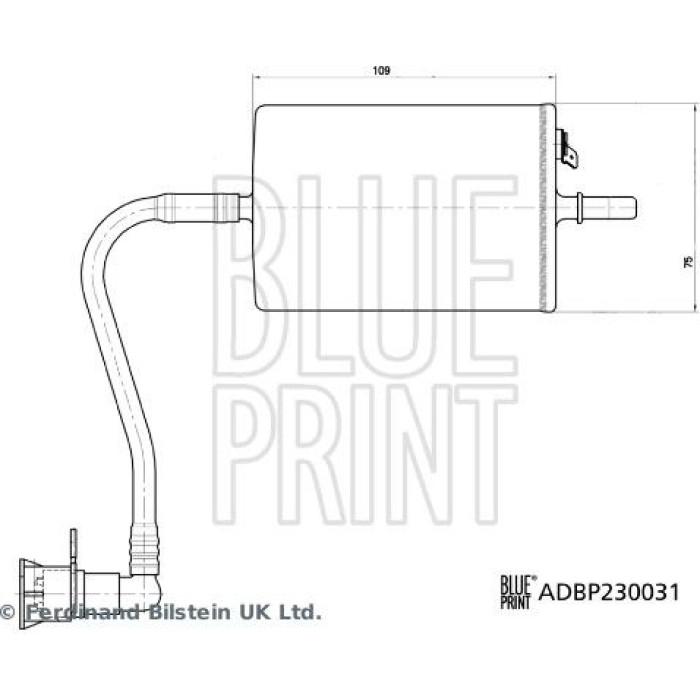 BLUE PRINT Kraftstofffilter ADBP230031 BLUE PRINT Kraftstofffilter ADBP230031