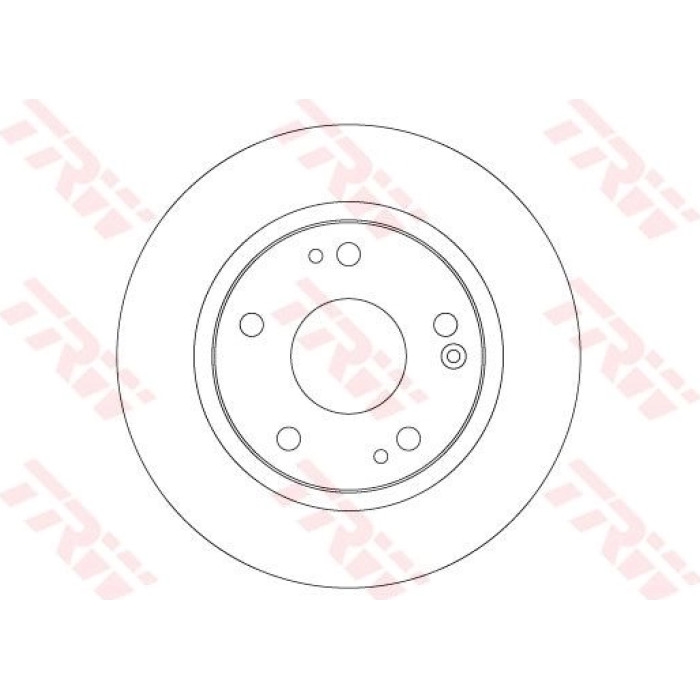 TRW Bremsscheibe Hinterachse DF6704 TRW Bremsscheibe Hinterachse DF6704