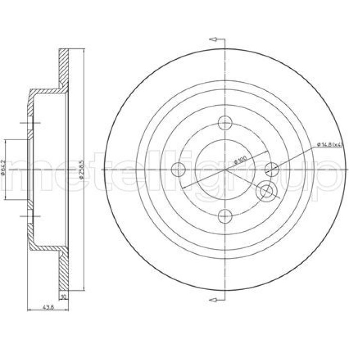 Cifam Bremsscheibe 800-667C