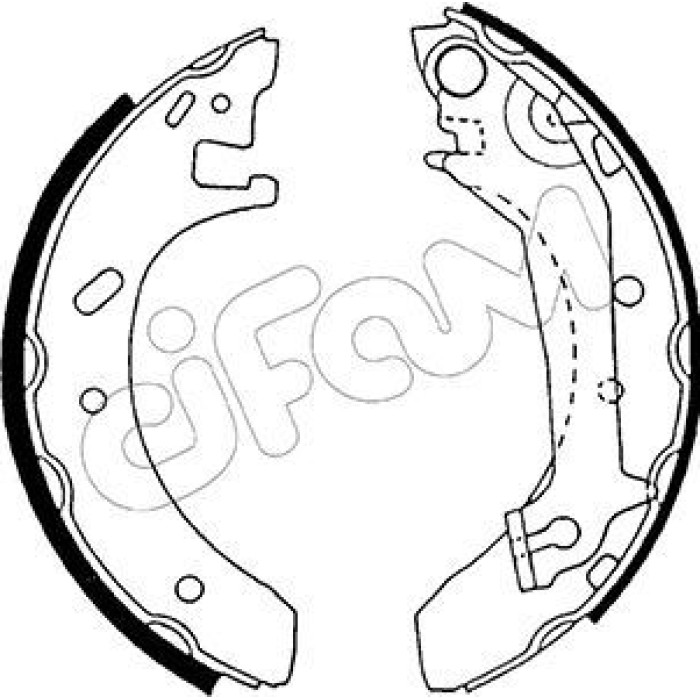 CIFAM Bremsbackensatz 153-124 CIFAM Bremsbackensatz 153-124