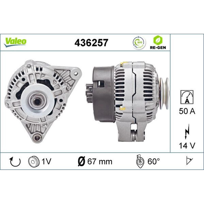 Valeo Lichtmaschine 436257 Valeo Lichtmaschine 436257