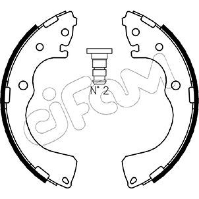 CIFAM Bremsbackensatz 153-218