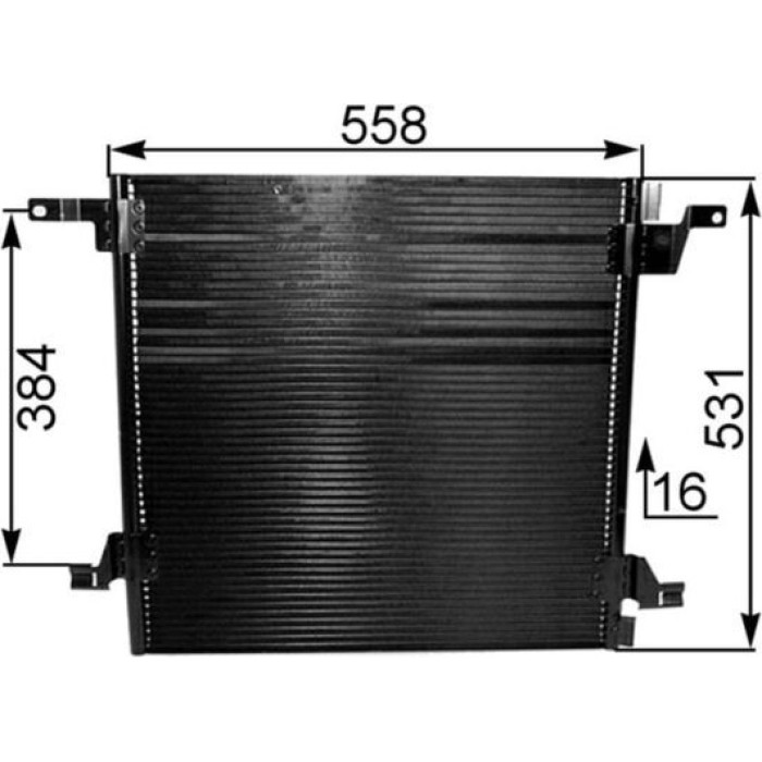MAHLE Kondensator, Klimaanlage AC 259 000P