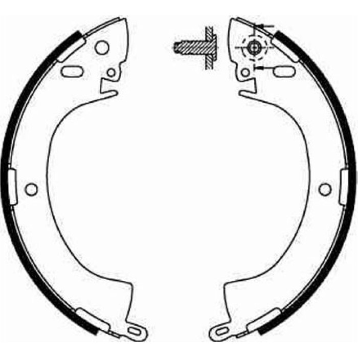 GS8185 TRW Bremsbacken GS8185 GS8185 TRW Bremsbacken GS8185