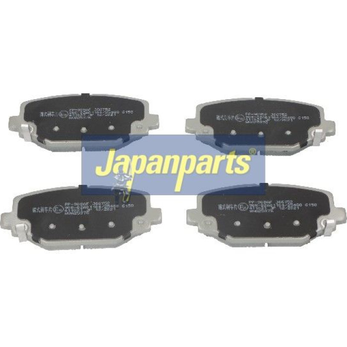 Japanparts Bremsbeläge PP-908AF Japanparts Bremsbeläge PP-908AF
