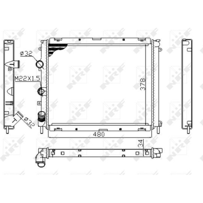 NRF Kühler 53209A NRF Kühler 53209A