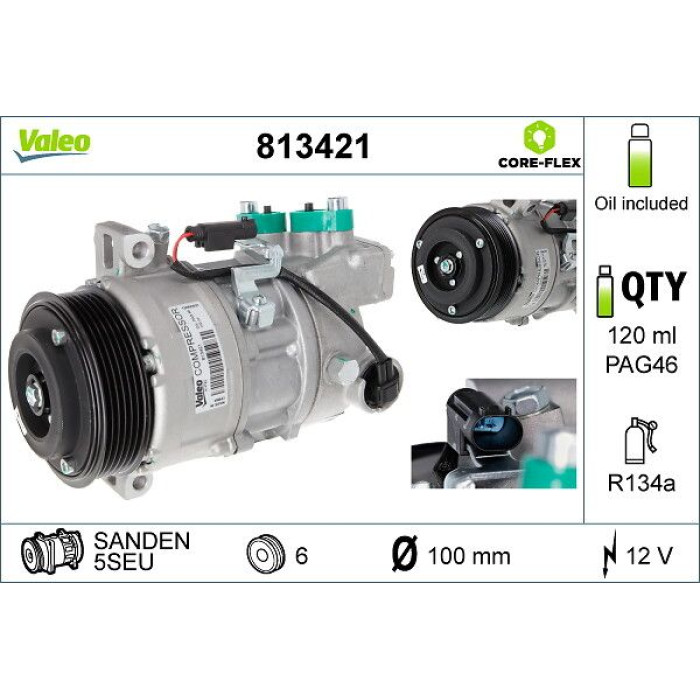 Valeo Kompressor 813421 Valeo Kompressor 813421