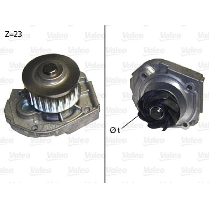 Valeo Wasserpumpe / Kühlmittelpumpe 506598 Valeo Wasserpumpe / Kühlmittelpumpe 506598
