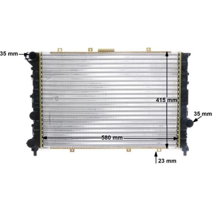 MAHLE Kühler, Motorkühlung CR 520 000S MAHLE Kühler, Motorkühlung CR 520 000S