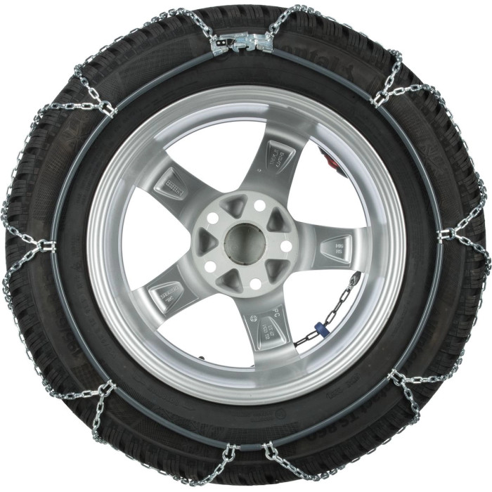 pewag servo RS 80 Schneeketten für PKW – 3,2 mm Gliedstärke, 11,5 mm Kettenauftrag, automatische Nachspannung & Felgenschutz 4044036