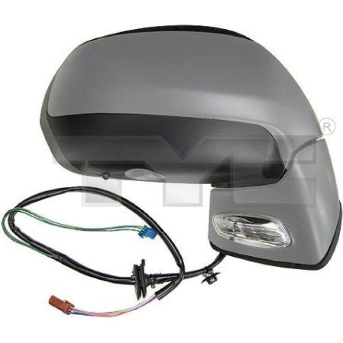 TYC Außenspiegel links elektrisch verstellbar, grundiert, konvex, beheizbar, mit Blinker, mit Umfeldbeleuchtung 305-0124 OE Nummer 8153H0 - l TYC Außenspiegel links elektrisch verstellbar, grundiert, konvex, beheizbar, mit Blinker, mit Umfeldbeleuchtung 305-0124 OE Nummer 8153H0 - l
