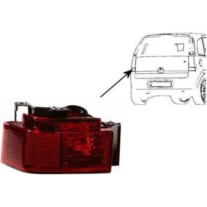 Van Wezel X-Heckleuchte 3782927 - mit Elektroteil links Van Wezel X-Heckleuchte 3782927 - mit Elektroteil links