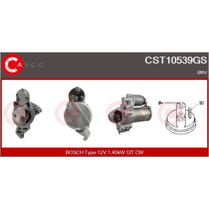CASCO Anlasser CST10539GS