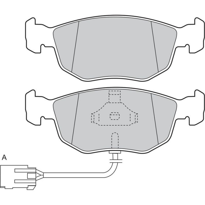 Valeo Bremsbelagsatz 598630 Valeo Bremsbelagsatz 598630
