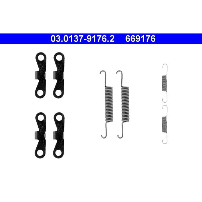 ATE Zubehörsatz Bremsbacken 03.0137-9176.2 ATE Zubehörsatz Bremsbacken 03.0137-9176.2