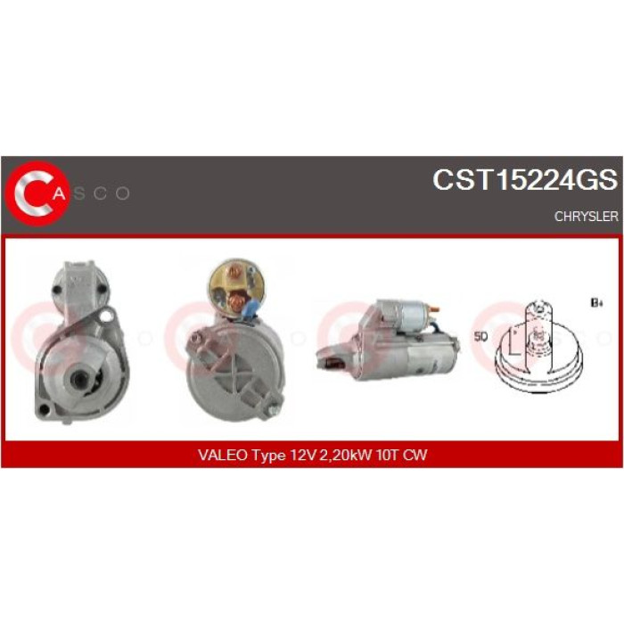 CASCO Anlasser CST15224GS CASCO Anlasser CST15224GS